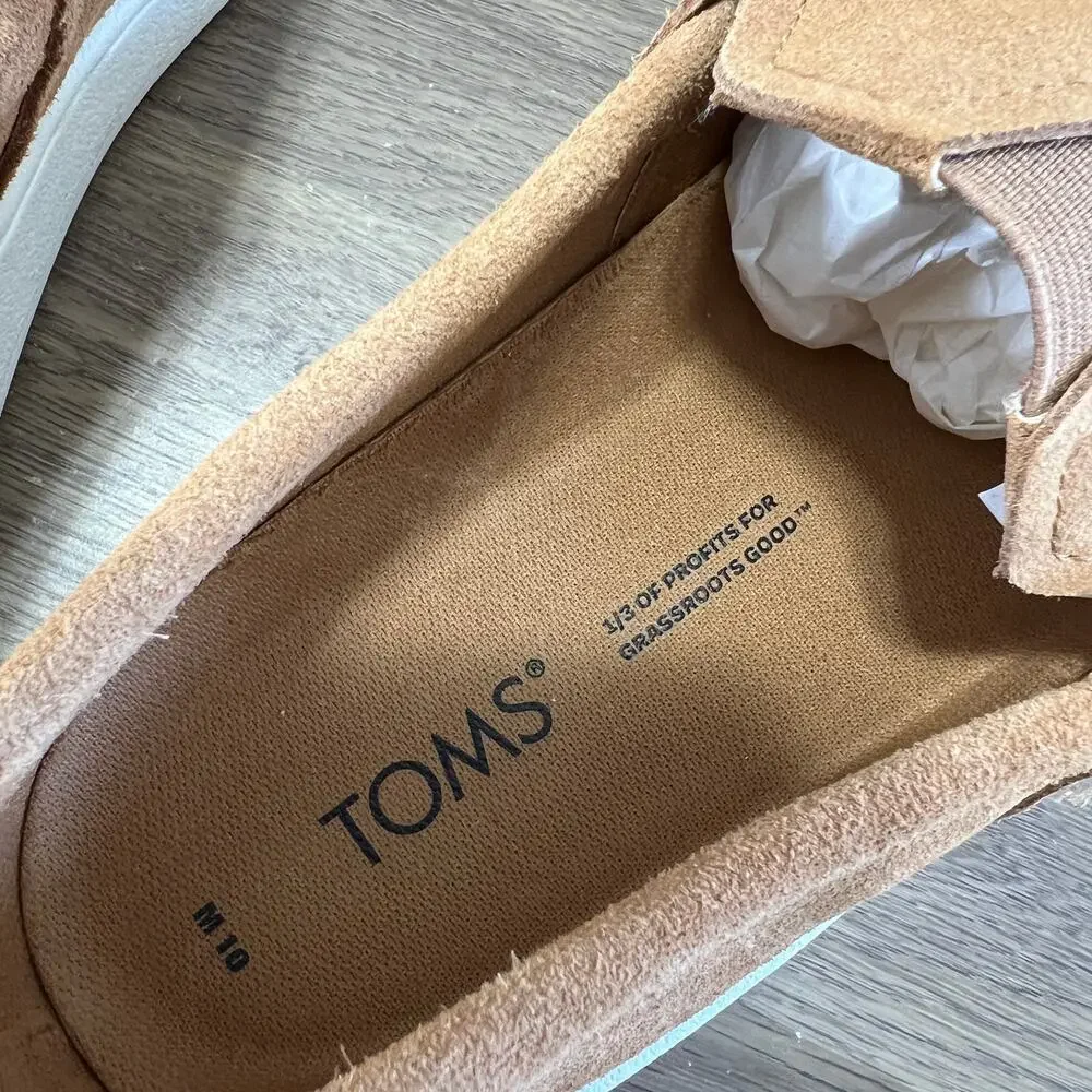 TOMS Mens Tan casual Trvl Lite Loafer SZ 10